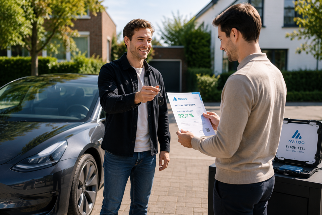 Auto verkoop overhandiging
