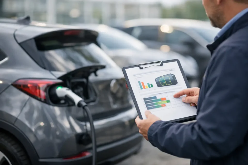 Accugarantie bij een gebruikte elektrische auto