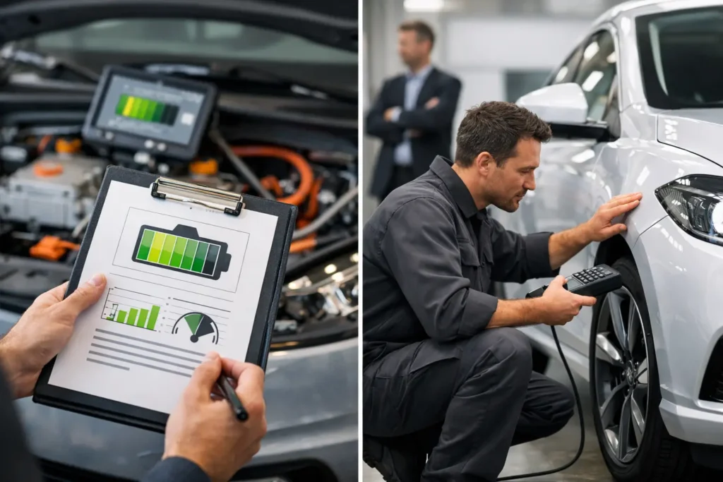 Batterijcertificaat versus dealercheck bij een EV