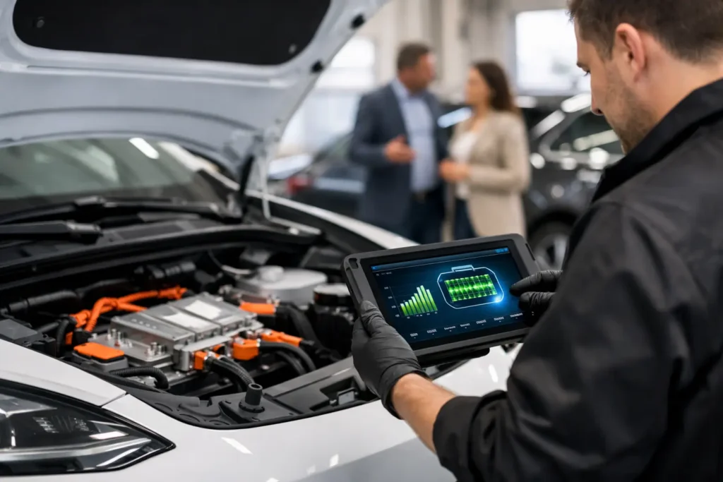 EV batterijtest: zekerheid bij koop en verkoop