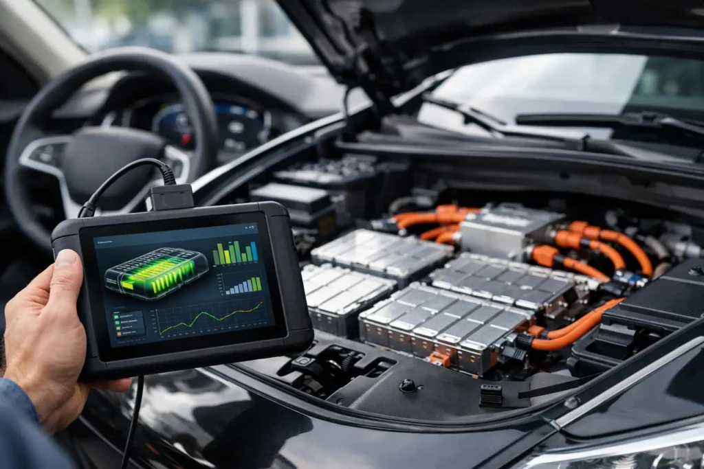 OBD uitlezen elektrische auto batterij: wat ziet u?